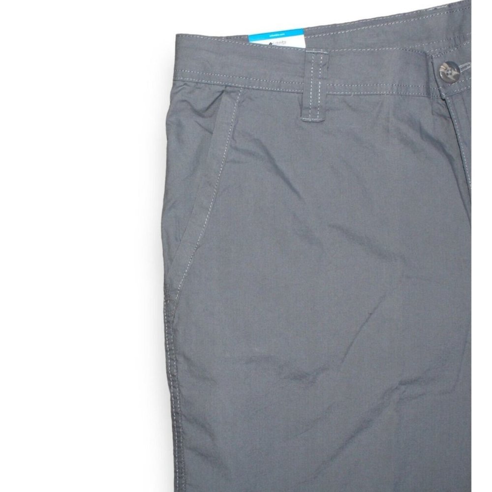 Columbia Men's Washed Out Short, Grey Ash, New With Tags - Picture 8 of 14
